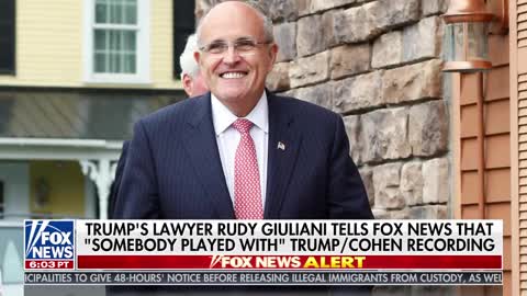 Rudy Giuliani: Experts say Trump-Cohen tape has been doctored