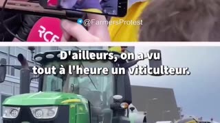 French Farmers Send A Message To The Criminals at the WEF, WHO, and UN