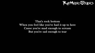 Eminem Rock Bottom ｜ Lyrics on screen