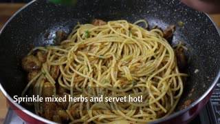 Butter Garlic Shrimp Pasta Recipe