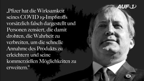 Präsident Trumps gewählter General-Staatsanwalt klagt Pfizer wegen der schädlichen mRNA-Impfung an