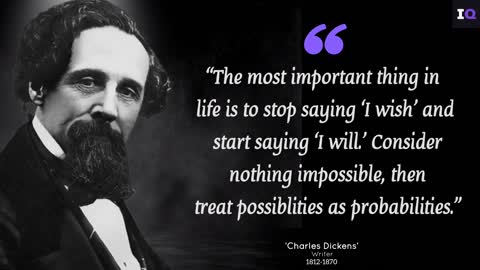 Quotes from Charles Dickens that are best known when young