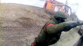 Russian Video Said to Show Chernihiv Raid