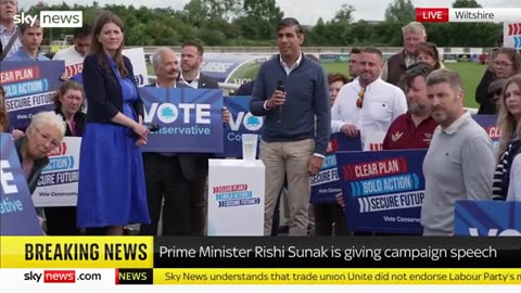 PM heckled by GP over the state of the NHS _ Election 2024 Sky News