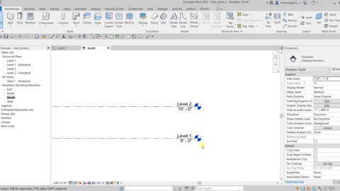 REVIT STRUCTURE 2022 LESSON 3 - CREATING LEVELS