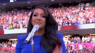 Mickey Guyton Rocks 'The Star Spangled Banner' At Super Bowl LVI