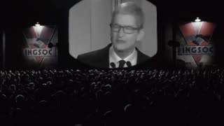 Apple CEO Tim Cook in George Orwell's 1984