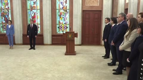 Dorin Recean took the oath of loyalty to the country