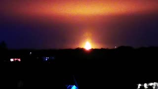 Fireball lights up the sky after ‘explosion’ at power plant near Oxford, UK