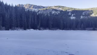 SAFETY TIP: NEVER EVER Walk on a Frozen Lake Unless You Are ABSOLUTELY SURE It Is Safe!