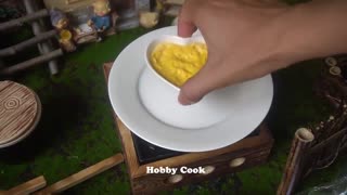#Food video 🍳❤️ Heart-shaped steamed eggs 🍳❤️ Tiny Cooking | Hobby Cook #1