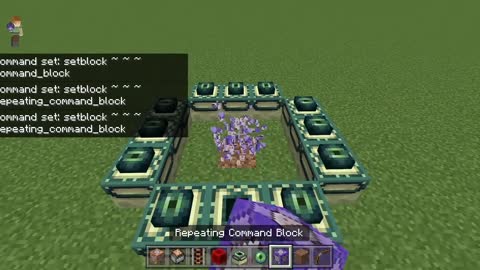 Can end portal destroy an INDESTRUCTIBLE cmd block