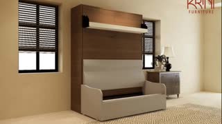 Eko Wall bed with Sofa // Space Saving Bed Ideas // Sofa with Wall Bed