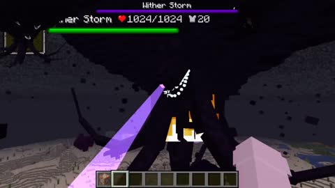 Herobrine Wither vs Wither Storm 7 STAGE in minecraft creepypasta7