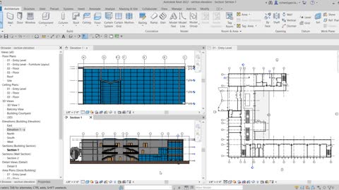 AUTODESK REVIT ARCHITECTURE 2022: SECTION AND ELEVATION