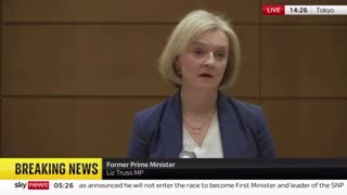 UK PM, Liz Truss, warns that authoritarian regimes are trying to create a “new global world order