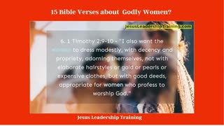 15 Bible Verses about Godly Women