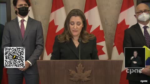 Deputy Prime Minister Freeland Seizes Financial Accounts Without A Warrant | Bitcoin Unaffected