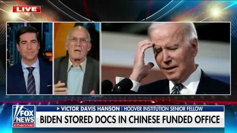 Why did Biden have classified documents about this-- Victor Davis Hanson
