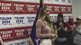 Lara Trump Speaks To Reporters and Fans in South Carolina 2-21-2024