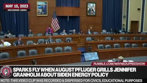 Sparks Fly When Rep. Pfluger Grills Sec Granholm About Biden Energy Policy