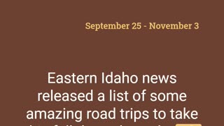 Fall Drive on Idaho's Salmon River Byway