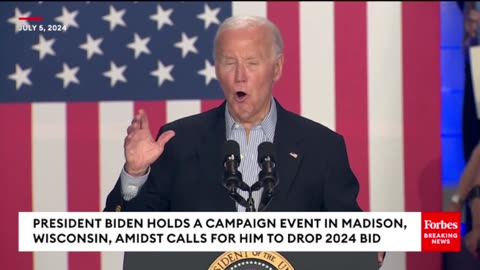 'I'm Not Making This Up'- Biden Mocks Trump's 'Airport' Gaffe At Wisconsin Campaign Rally