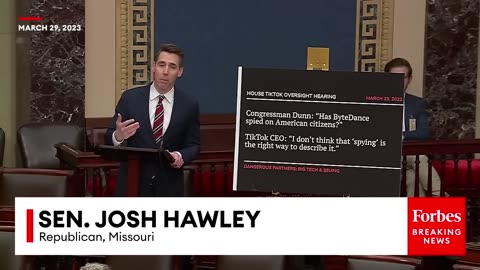 JUST IN- Rand Paul Blocks Josh Hawley's Bill Banning TikTok, Then Hawley Responds