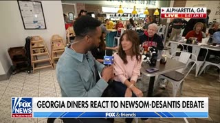 Georgia Diners Criticize Gov. Newsom’s Leadership After Debate With Gov. DeSantis