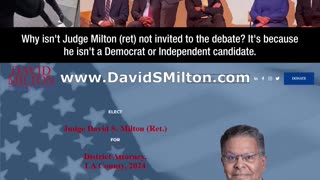 George Gascon is NOT living in Reality. Judge Milton (ret) will unseat George Gascon.