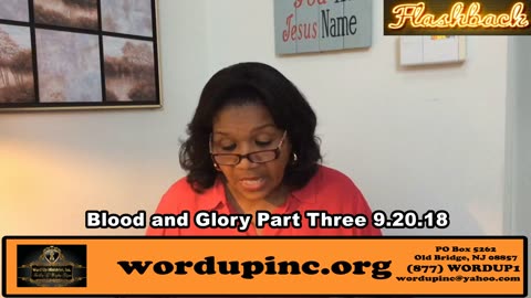 Blood and Glory Part Three 9.20.18-FB