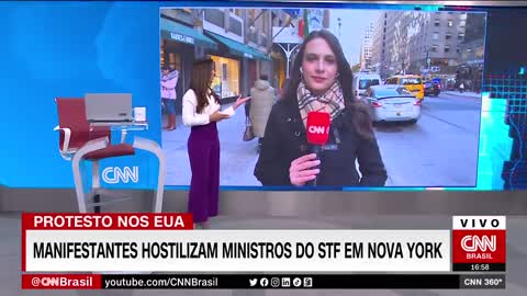 Lewandowski e Gilmar Mendes criticam ataques que sofreram em Nova York | CNN 360°