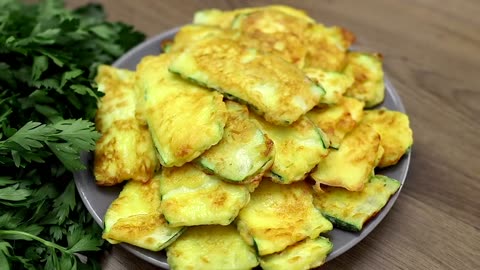 Zucchini tastes better than meat! A simple and delicious recipe for fried zucchini!