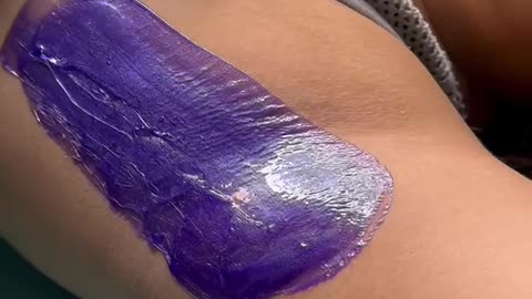 Underarm Waxing Tutorial with Hypnotic Purple Seduction Hard Wax by Diana Elizabeth
