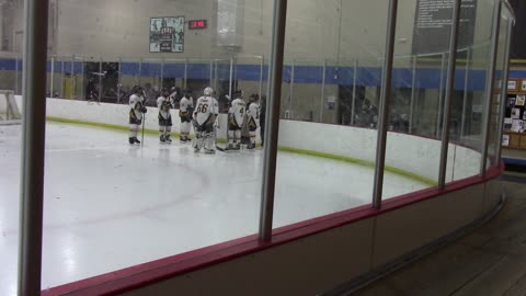 Waukesha Warhawks Second Year Bantam Send Off At Last Home Hockey Game