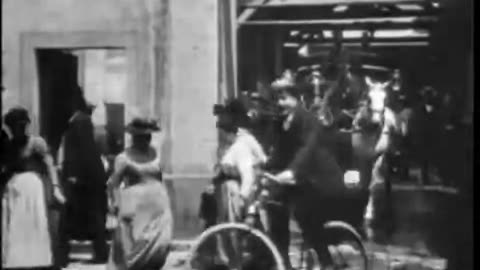 Workers Leaving the Lumière Factory in Lyon (1895 Film) -- Directed By Louis Lumière -- Full Movie