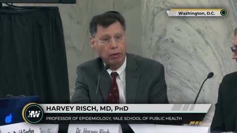 Yale Professor Harvey Risch, MD, PhD: Full Testimony- Senator Johnson's Covid-19 vaccine roundtable
