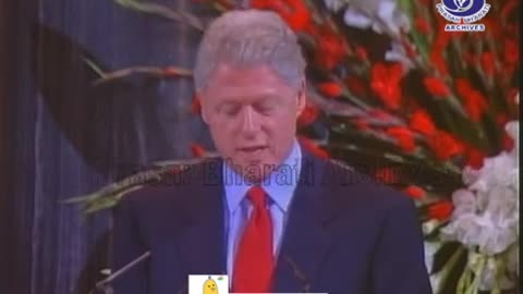 2000 - Then USA President Bill Clinton Address To Parliament
