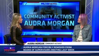 Sheriffs forcibly remove Audra Morgan (our Tuesday Guest) from Board of Supervisors public hearing