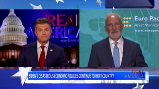 REAL AMERICA - Dan Ball W/ Peter Schiff, Weakened U.S. Dollar Globally & Dismal Jobs Report, 4/10/23