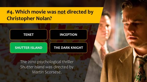 MOVIES TRIVIA QUIZ- Fun challenge for movie buffs - 20 questions