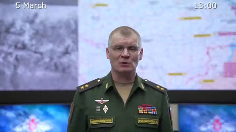 Russian Defence Ministry report on the progress of the SMO Zone