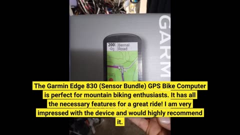 Read Ratings: Garmin Edge 830 (Sensor Bundle) GPS Bike Computer with HRM, Speed/Cadence Sensors...