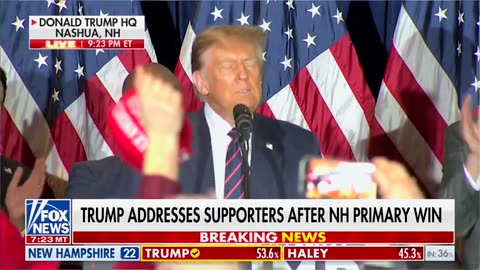 Trump SLAMS Nikki Haley After Winning New Hampshire Primary