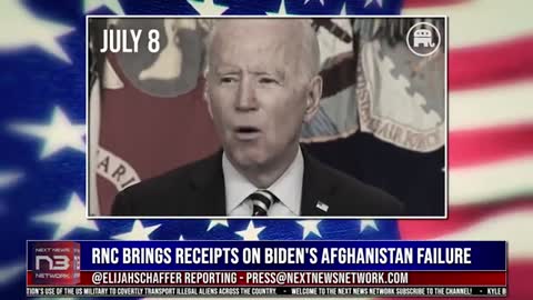 BOOM! RNC Brings the Receipts on Biden Admin's Afghanistan Failure!