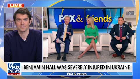 Benjamin Hall's first TV interview since Ukraine bombing