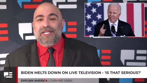 Biden Melts Down On Live Television - 'Is That Serious?'