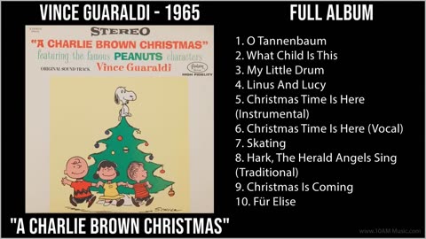 Charlie Brown Christmas Music - (1 Hour) Full Album