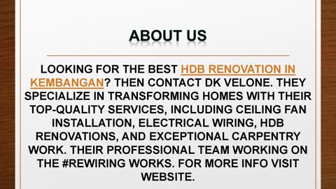 Best HDB renovation in Kembangan