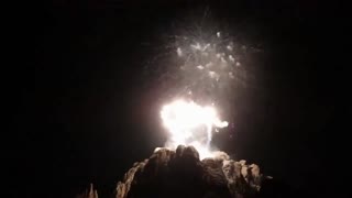 4th of July Fireworks on Mount Rushmore